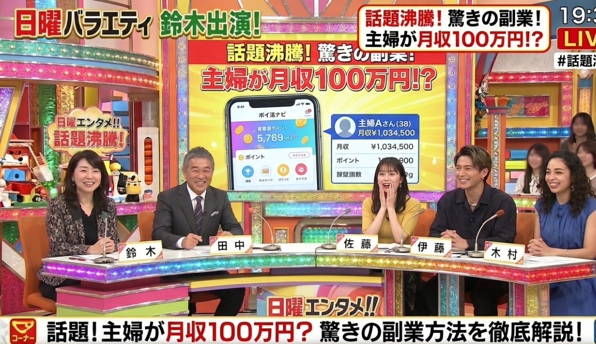 テレビ番組で紹介
